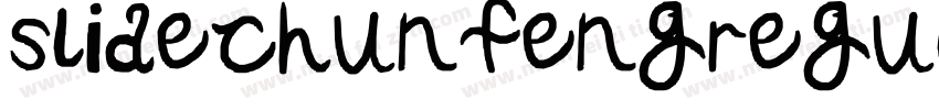 slidechunfengregular字体转换