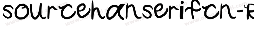 sourcehanserifcn-Reagular字体转换
