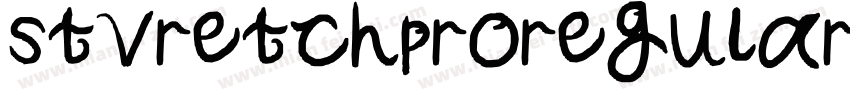 stvretchproregular字体转换