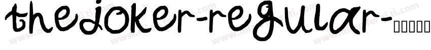 thejoker-regular字体转换