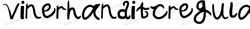 vinerhanditcregular字体转换