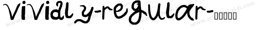 vividly-regular字体转换