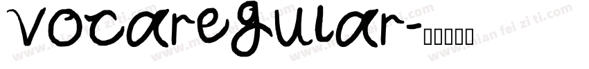 vocaregular字体转换