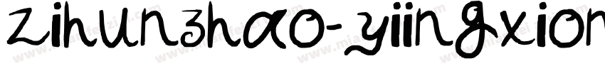 zihun3hao-yiingxiongheiti-regular字体转换