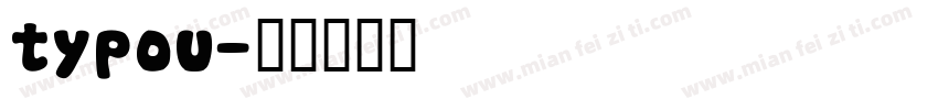 typou字体转换