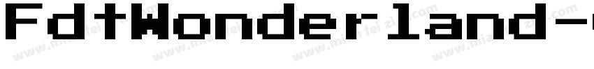 FdtWonderland-GY2P字体转换