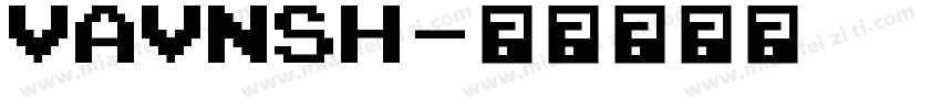 VAVNSH字体转换