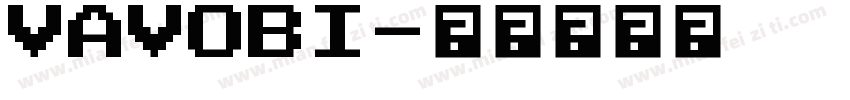 VAVOBI字体转换