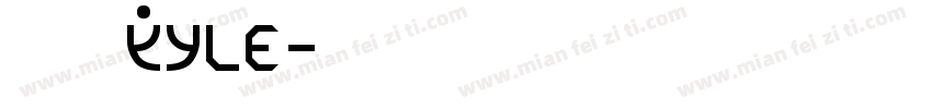 王敬凱Kyle字体转换