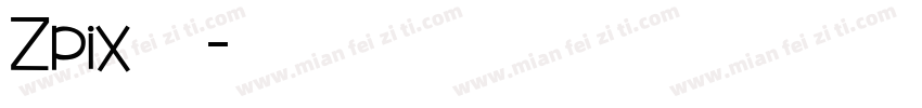 Zpix生成器字体转换