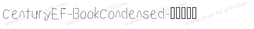CenturyEF-BookCondensed字体转换