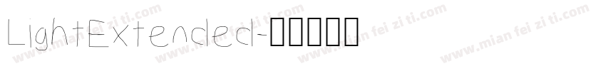 LightExtended字体转换