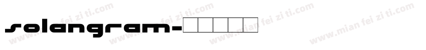 Solangram字体转换