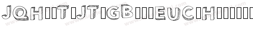 JQHeiTiJT-GBpc-EUC-H字体转换