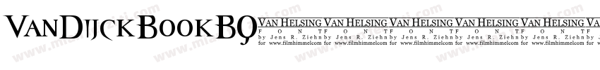 VanDijckBookBQ字体转换
