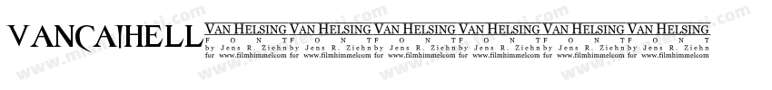 vancaihell字体转换