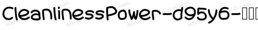 CleanlinessPower-d95y6字体转换