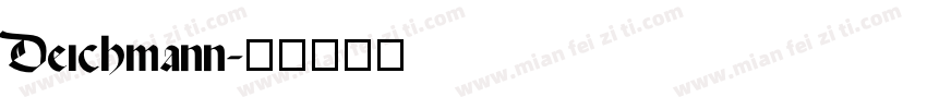 Deichmann字体转换