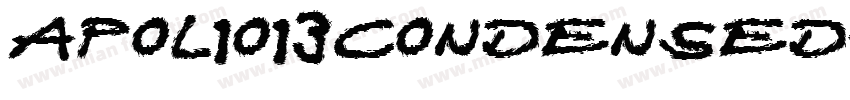 Apol1o13Condensed字体转换