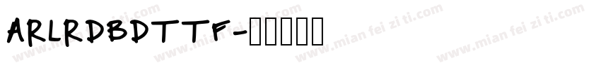 ARLRDBDTTF字体转换