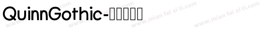 QuinnGothic字体转换