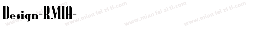 Design-RMlA字体转换