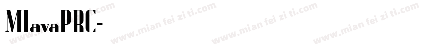 MlavaPRC字体转换