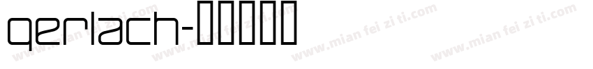 gerlach字体转换