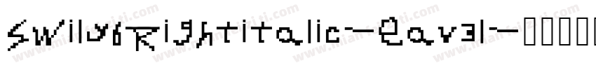 swilybrightitalic-eav3l字体转换