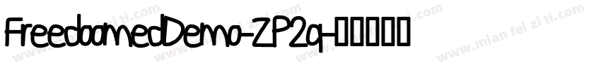 FreedoomedDemo-ZP2q字体转换