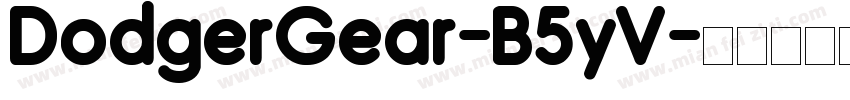DodgerGear-B5yV字体转换