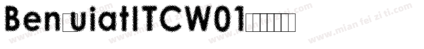 BenguiatITCW01字体转换