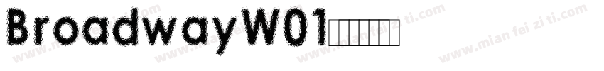 BroadwayW01字体转换