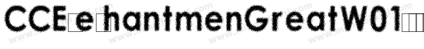 CCElephantmenGreatW01字体转换