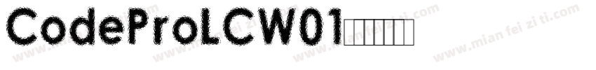 CodeProLCW01字体转换