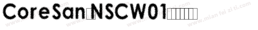 CoreSansNSCW01字体转换