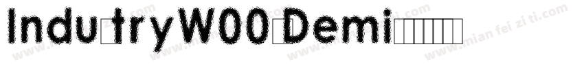 IndustryW00-Demi字体转换
