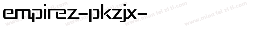 Empirez-PKZJx字体转换