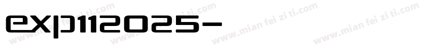 EXP112025字体转换