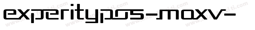 Experitypo5-MOxv字体转换