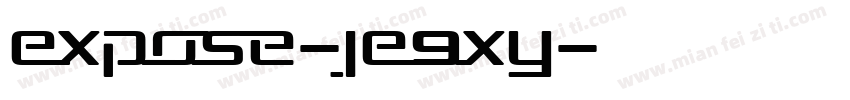 Expose-jE9xy字体转换