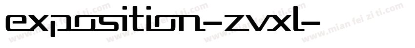 Exposition-zvxL字体转换