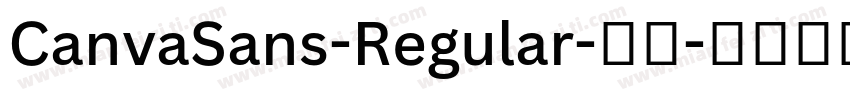 CanvaSans-Regular-常规字体转换