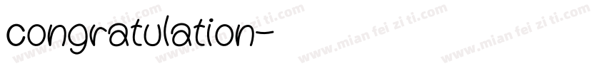 congratulation字体转换 congratulation字体转换