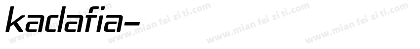 Kadafia字体转换