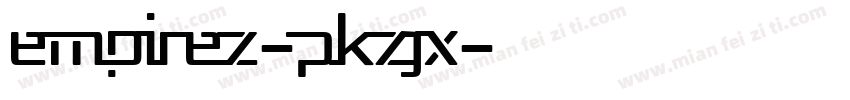 Empirez-PKZJx字体转换