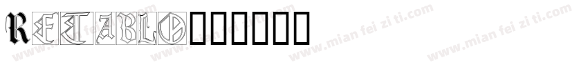 Retablo字体转换