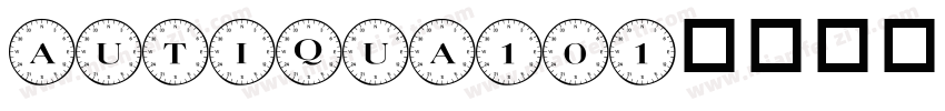 Autiqua101字体转换