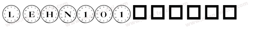 LEHN101字体转换