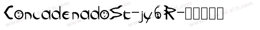 ConcadenadoSt-jy6R字体转换